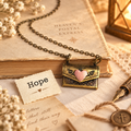PREORDER ~ Traveler's Letter Locket Necklace