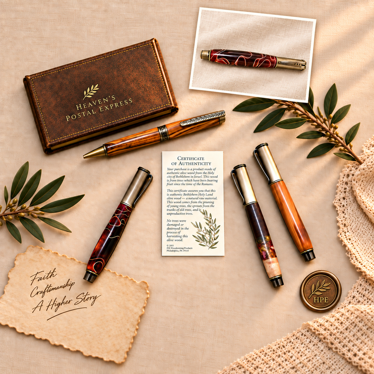 The Traveler Satchel Pen ~ Handmade Rollerball Pens