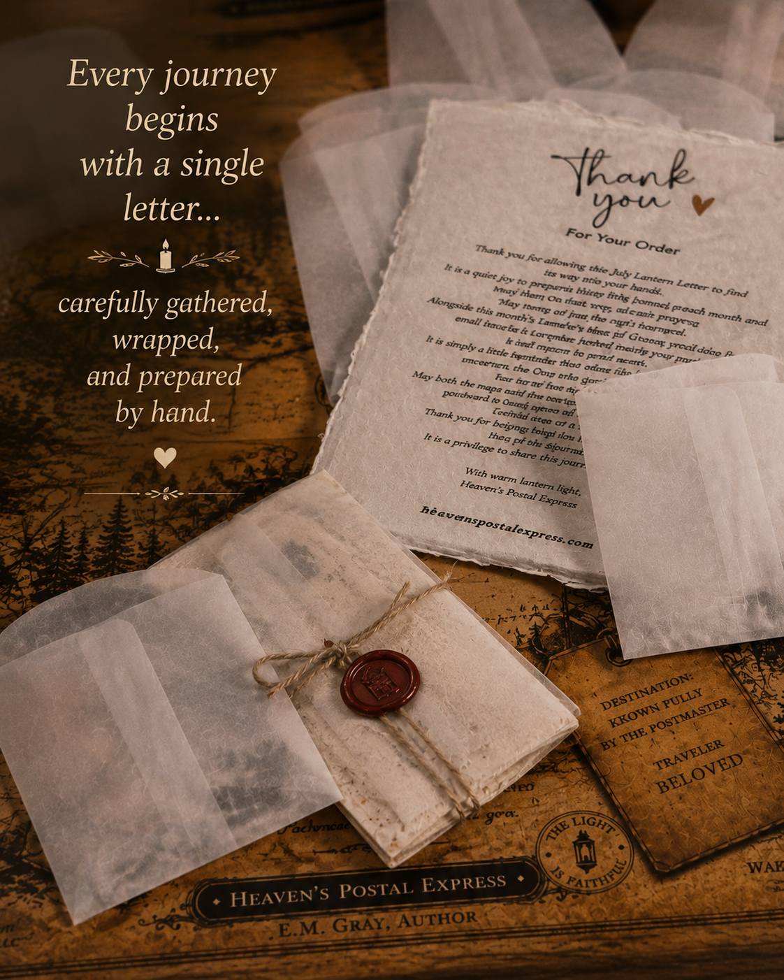 Single Lantern Letter ~ One Time Purchase (US)